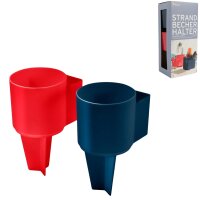 Tchibo Strandbecherhalter 18 cm 2er-Set