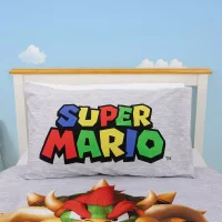 Super Mario Einzel Bettwäsche & Kissenbezug Bett Set