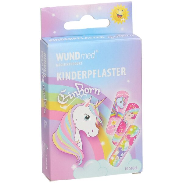 WUNDmed® Kinderpflaster "Einhorn" 63 x 19 cm 10 Stück/Packung