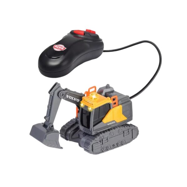 Dickie TOYS Mini Excavator – Spielzeugbagger mit Licht und Sound | Alter 3+ | B-Ware