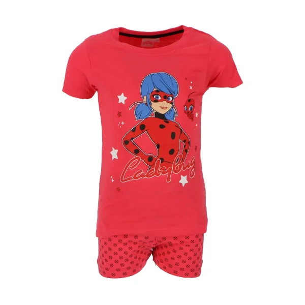 Miraculous Ladybug T-Shirt und Shorts Set/ Pyjamas für Mädchen Gr. 134-140