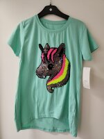 Magisches Einhorn Kinder T-Shirt in Mintgrün mit...