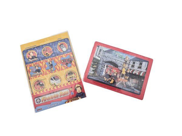 Feuerwehrmann Sam Set Mini Puzzle+ Sticker