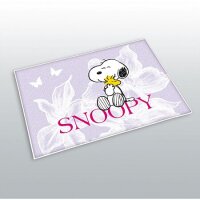 Snoopy Kinderteppich - Lila - 80 cm x 120 cm