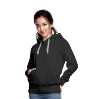 Frauen Hoodie - Wolf/Mond